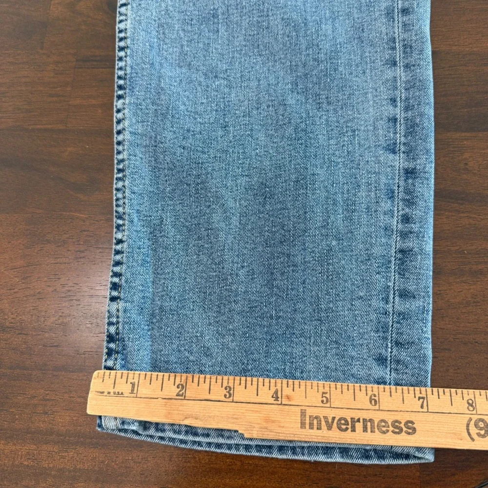 7 For All Mankind Paxtyn Skinny Jeans Mens 38x33 Light Wash Stretch Denim